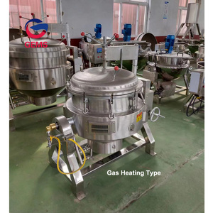 Thương mại thịt nồi 100 lít Nồi áp suất lò cho nấu ăn thịt hỗn hợp cháo thịt sôi nấu ăn nồi máy - Product Image 5