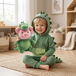 Peluche de Dragón Estético y Moderno con Colores de Alto Contraste, <span class=keywords><strong>Juguete</strong></span> Suave Personalizado OEM para Sala de Estar Moderna y Accesorio para Redes Sociales - Product Image 1