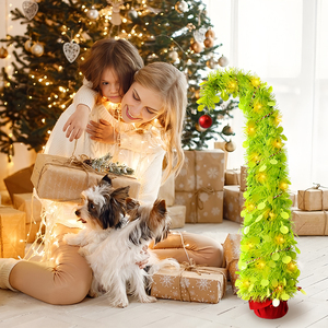 Suministro Directo de Fábrica de Nuevos Productos Navideños, Árbol de Navidad <span class=keywords><strong>en</strong></span> Maceta Más Vendido, Grinch con Cuello Torcido - Product Image 4