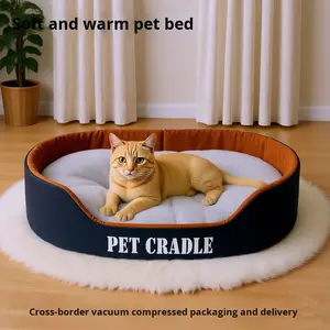 Cama de Franela para Perros de Todas las Estaciones para Perros Pequeños y Medianos, Extraíble y Lavable, Almohadilla Suave y Cálida para Mascotas, Uso en Invierno - Product Image 5
