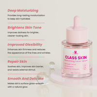 Sérum coréen personnalisé sans parfum pour le visage avec la peau en verre Sérum éclatant éclaircissant pour peaux sensibles avec éclaircissement des points noirs