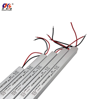 Alimentation électrique à découpage pour bande LED ultra-mince en aluminium, 12V 5A, pour comptoirs de magasin, vente en gros d'usine