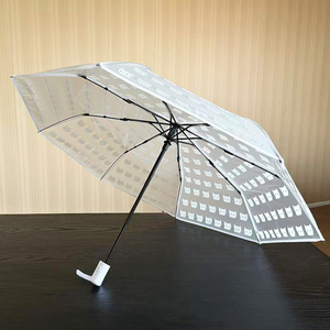 Promotion Parapluie Transparent Automatique Pliable pour <span class=keywords><strong>Femme</strong></span>, Design Compact 21 Pouces, Contrôle POE - Product Image 5
