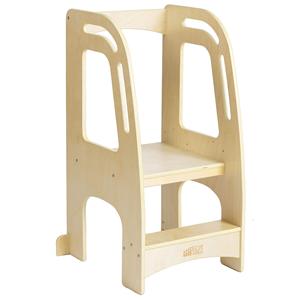 Torre de aprendizaje de madera Youlin para niños pequeños con pasamanos, taburete elevador para uso en cocina y baño - Product Image 4