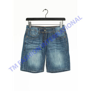 Latest Design New Trendy 2025 Clothing New Arrival High Quality Custom Washed Denim Cargo <b>Short</b> Pants <b>For</b> <b>Men's</b> From Bangladesh - Product Image 1