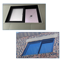 Ventanas Corredizas de Aleación de Aluminio Personalizadas por el Fabricante con Mosquitera para Uso en Hogares y Apartamentos