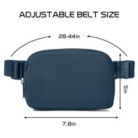 Nouveau Sac de Poitrine Minimaliste en Nylon Imperméable avec Fermeture à Cordon, Motif Dessin Animé, Idéal pour le Sport et la Course en Extérieur