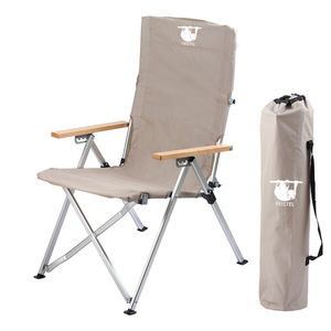 Sillas plegables de aluminio portátiles para acampar al aire libre Patio salón cubierta respaldo ajustable silla reclinable de playa - Product Image 1
