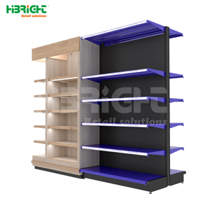 رفوف معدنية متينة عالية السطوع للسوبر ماركت، أرفف صلبة سهلة التركيب لمتاجر البقالة وحلول البيع بالتجزئة - Product Image 2