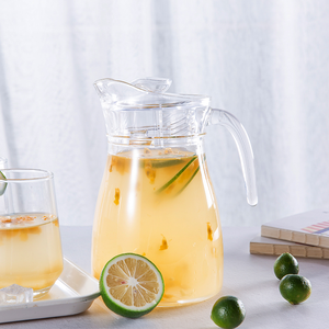 DELI — carafe à eau en verre 1500ml 50.7oz, grand carafe à eau pour usage domestique, prix direct usine - Product Image 2