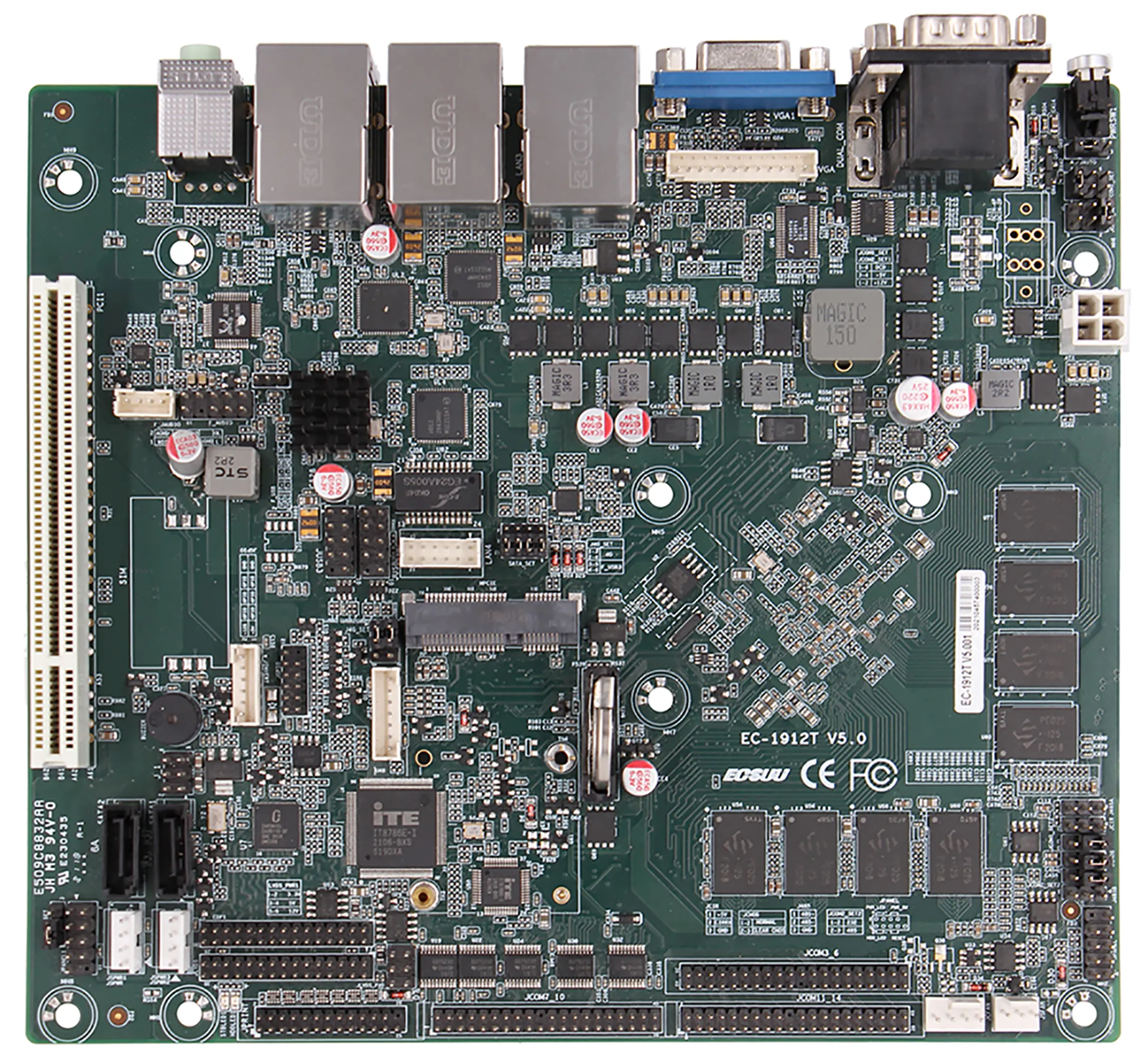 J1900 processor 4 lan monitor mainboard Support 4 Bay NAS fanless Mini ITX Motherboard