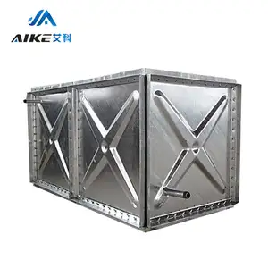 Hot Dipped Galvanized Pressed Panel Steel Rainwater Fire Fighting Agriculture HDG Bolted Water Tank