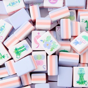 Travel Art Tiles 4 layer Acrylic Custom Size Color Durable Portable Eco-Friendly American <b>Mahjong</b> <b>Set</b> - Product Image 6