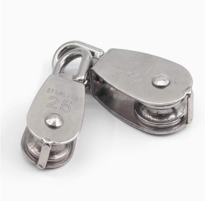 M15-M100 alta lucidata in acciaio inossidabile girevole a filo singolo puleggia blocco fabbrica OEM tipo di temporizzazione personalizzabile pulegge prodotto - Product Image 3