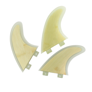 Water Sport Wave Kite Wind SUP Surf Board Accessories G5 Thruster FCS Surfboard Fins Set FCS Bamboo Surf Fins for Surfing