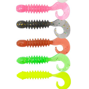 TGD Best 20 pièces/sac Leurre souple de pêche 35mm <span class=keywords><strong>pour</strong></span> achigan, truite, brochet, <span class=keywords><strong>leurres</strong></span> <span class=keywords><strong>souples</strong></span> en silicone, appât artificiel en plastique - Product Image 1