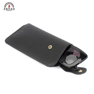 Étui à lunettes élégant en cuir véritable, portable, avec cordon de suspension, multifonctionnel, étui de rangement pour lunettes, manchons - Product Image 6