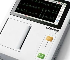 Appareil <span class=keywords><strong>ECG</strong></span> portable Comen H3, batterie longue durée de 7 heures, 3 canaux, électrocardiographe mobile à 12 dérivations - Product Image 5