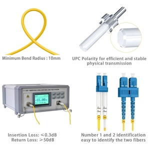 <span class=keywords><strong>LC</strong></span>/UPC-SC/UPC Одномодовый 9/125 дуплексный волоконно-оптический патч-корд используется для оптоволоконного оборудования <span class=keywords><strong>LC</strong></span> SC <span class=keywords><strong>SM</strong></span> DX разъем - Product Image 6