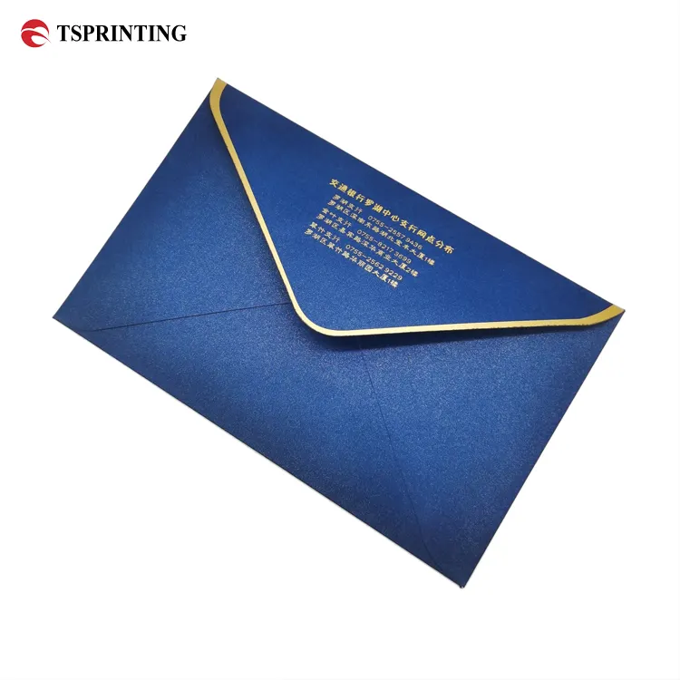 Free Samples Recyclable Printed Padded Custom Shipping Bag Gold Stamping Hot Stamping Card Printing Service Envelope Printing