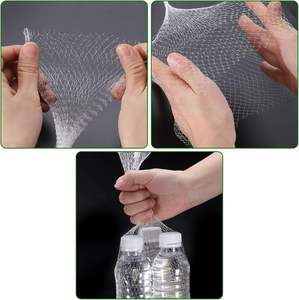 Bolsas Reutilizables de Malla de Nylon PE Biodegradable para Productos, Bolsas de Plástico Elásticas y Resistentes para Almacenamiento de Mariscos, Frutas y Verduras - Product Image 5