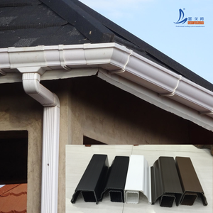 Sangobuild <strong>PVC</strong> Outdoor <strong>Rain</strong> <strong>Gutter</strong> <strong>System</strong> 5.2/7 Inch Lightweight Modern Design High Quality Unfading Easy Install Customized - Product Image 3