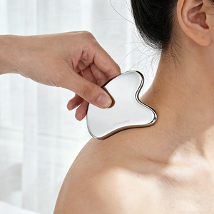 Private Label in acciaio inox Guasha viso occhio Guasha cura della pelle massaggiatore viso <span class=keywords><strong>Gua</strong></span> Sha strumento di bellezza - Product Image 5