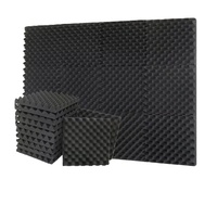 Panneaux muraux acoustiques auto-adhésifs Mousse insonorisante pour le contrôle du bruit pour l'insonorisation Studios Bureaux Chambres à coucher Entrepôts