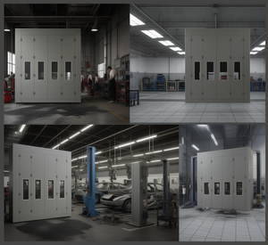 Cabine de <span class=keywords><strong>peinture</strong></span> automobile électrique robuste de 20 kW avec éclairage LED et température de cuisson de 80°C pour atelier 4S et réparation de <span class=keywords><strong>peinture</strong></span> automobile - Product Image 3