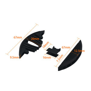 ข้อต่อพลาสติกแบบซ่อน GQK สำหรับโต๊ะและเก้าอี้ - Product Image 6