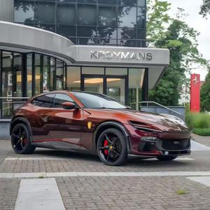Nouveau kit carbone OEM personnalisé pour FUV <span class=keywords><strong>Purosangue</strong></span> <span class=keywords><strong>SUV</strong></span> <span class=keywords><strong>2022</strong></span>+ : Lame avant/arrière, extensions d'ailes, jupes latérales, boulons, pare-chocs - Product Image 4