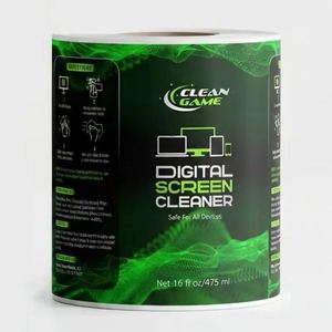 Étiquette autocollante en vinyle BOPP personnalisée, résistante à l'eau, aux produits chimiques et aux UV, pour bouteilles de nettoyant en spray, étiquette d'emballage autocollante - Product Image 4