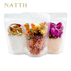 NATTH ODM Huile essentielle de <span class=keywords><strong>rose</strong></span> himalayenne biologique Bain thermal <span class=keywords><strong>Eau</strong></span> salée pour le corps Soins de la peau <span class=keywords><strong>D</strong></span>étente 50g - Product Image 1