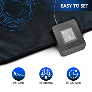 New Hot Sale <strong>Health</strong> Care Product Pemf Crystal Far Infrared Heating Therapy Sauna <strong>Mat</strong> - Product Image 4