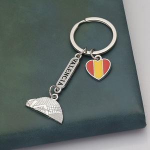 Porte-clés pendentif en acier inoxydable Valencia, souvenir touristique, sac à huile, personnalisé, haute qualité - Product Image 6