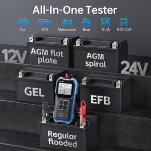FNIRSI BTM 24 Autobatterietester 12V 24V Spannungs- und CCA-Kapazitätsanalysator für Elektrofahrzeug- und Autobatterien - Product Image 4