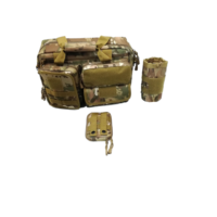 Sac à langer tactique de haute qualité, imperméable, en polyester, unisexe, pour bébé, avec matelas à langer, organisateur de couches pour maman et papa, sac fourre-tout 20-36L