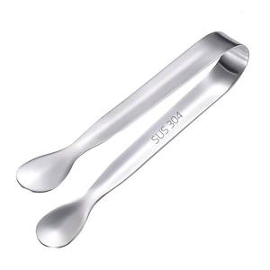 Vente en gros d'usine, pinces à glaçons miniatures modernes à finition miroir de 4,3 pouces, pinces à servir en acier inoxydable de qualité alimentaire, pinces à servir de petite taille - Product Image 6