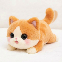 Robot émotionnel intelligent IA, jouet de bureau pour animaux de compagnie avec interaction tactile et réponses expressives, en peluche, 31-50 cm, pour tous les âges