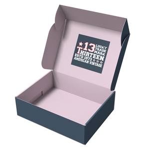 Boîte d'expédition en carton ondulé personnalisée en gros, boîte d'emballage pliable avec logo - Product Image 2