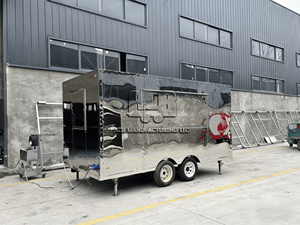 Remolque de Comida Móvil ACB para Helados con Construcción de Fibra de Vidrio y Aluminio, Cocina y Baño Completamente Equipados para Venta al Aire Libre - Product Image 6