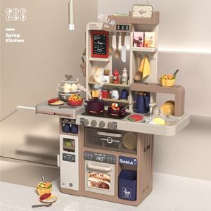 Samtoy 93CM européen filles enfants ensemble de <span class=keywords><strong>cuisine</strong></span> <span class=keywords><strong>cuisine</strong></span> nourriture jouets semblant jouer enfants grande <span class=keywords><strong>cuisine</strong></span> <span class=keywords><strong>jouet</strong></span> <span class=keywords><strong>avec</strong></span> son et lumière Spray - Product Image 1