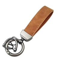 Porte-clés personnalisé en cuir suédé, porte-clés de voiture personnalisé, cadeau pour homme, père, anniversaire, promotion d'entreprise, porte-clés cadeau