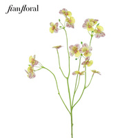 Bunga Pansy Buatan dari Poliester FONG IAN, Bunga Liar Kecil Realistis Buatan Tangan untuk Pernikahan, Hari Ibu, Natal, Dapur, dan Taman