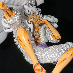 Ciondolo Hip Hop in Argento Sterling S925 con Diamanti <span class=keywords><strong>Moissanite</strong></span> VVS, Charm Personalizzato One Piece, Gioiello Iced Out di Luffy - Product Image 4