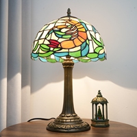 Lampe de table en verre coloré style crevette de 12 pouces, lampe de chevet pour restaurant, décoration de la maison, lampes de bureau