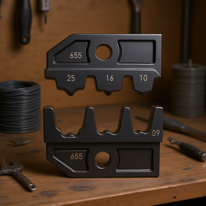 Herramienta de crimpado para terminales de férula, tamaños 655, 25, 16, 10, 09, para conectores de cable - Product Image 3