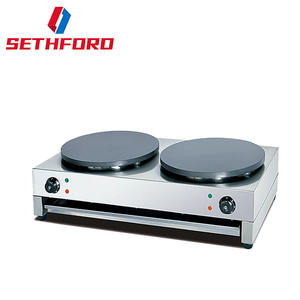 Machine à crêpes électrique <span class=keywords><strong>en</strong></span> fonte antiadhésive, plaque unique industrielle 40CM, crêpière commerciale <span class=keywords><strong>en</strong></span> <span class=keywords><strong>solde</strong></span> - Product Image 2