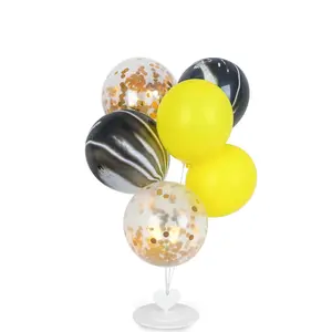 Kombinasi Meja Ballon Berdiri Kit Dapat Digunakan Kembali Jelas Balon Berdiri untuk Cocok untuk Dekorasi Pesta Pernikahan Perayaan