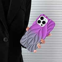 Coque de téléphone mate dépolie OEM en promotion avec motif feuille gravé en 3D pour Xiaomi Redmi Note 13 14 15 16 17 Pro Huawei P60 P70